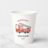 Sound der Alarmanlage Geburtstagspartei Pappbecher (Vorderseite)