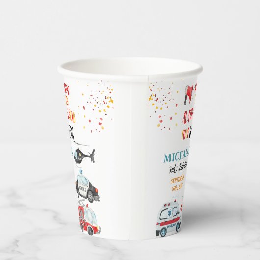 Sound der Alarmanlage & Greifen Sie Ihre Ausrüstun Pappbecher (Rechts)