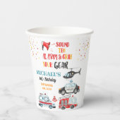 Sound der Alarmanlage & Greifen Sie Ihre Ausrüstun Pappbecher (Vorderseite)