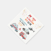 Sound der Alarmanlage & Greifen Sie Ihre Ausrüstun Serviette (Ecke)