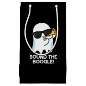 Sound der Boogle Funny Ghost Bugle Pun Dark BG Kleine Geschenktüte (Vorderseite)