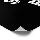 Sound der Boogle Funny Ghost Bugle Pun Dark BG Poster (Ecke)