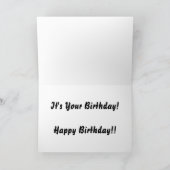 Sound der Trumpets zum Geburtstag Karte (Innenseite)