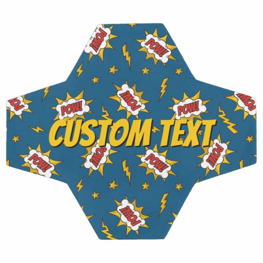 Sound Effect-Muster des Comic anzeigen Fußball (Flach)