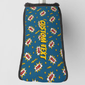 Sound Effect-Muster des Comic anzeigen Golf Headcover (Rotieren 90)