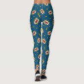 Sound Effect-Muster des Comic anzeigen Leggings (Rückseite)
