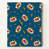 Sound Effect-Muster des Comic anzeigen Notizblock (Rückseite)