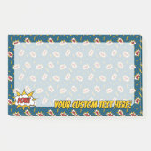 Sound Effect-Muster des Comic anzeigen Post-it Klebezettel (Vorderseite)