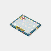 Sound Effect-Muster des Comic anzeigen Post-it Klebezettel (angewinkelt)