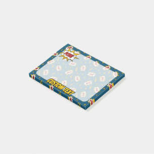 Sound Effect-Muster des Comic anzeigen Post-it Klebezettel