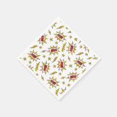 Sound Effect-Muster des Comic anzeigen Serviette (Ecke)