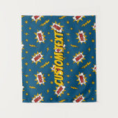 Sound Effect-Muster des Comic anzeigen Wandteppich (Vorderseite)