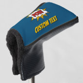 Sound-Effekt des Comic Golf Headcover (3/4 Vorderseite)