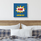 Sound-Effekt des Comic Leinwanddruck (Insitu (Schlafzimmer))