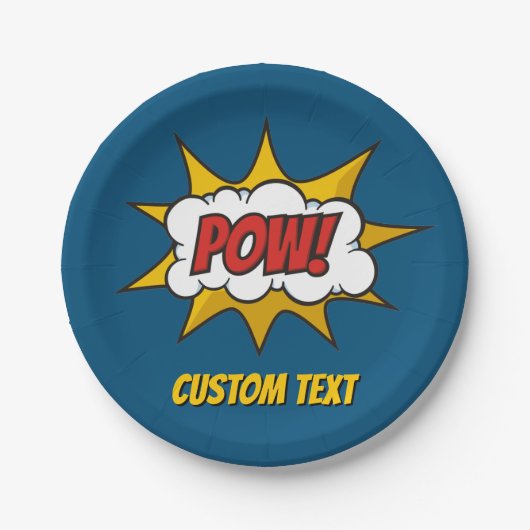 Sound-Effekt des Comic Pappteller (Vorderseite)