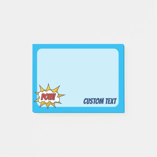 Sound-Effekt des Comic Post-it Klebezettel (Vorderseite)