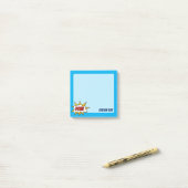 Sound-Effekt des Comic Post-it Klebezettel (Auf Schreibtisch)