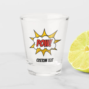 Sound-Effekt des Comic Schnapsglas