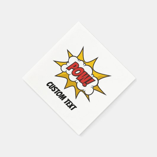 Sound-Effekt des Comic Serviette (Ecke)