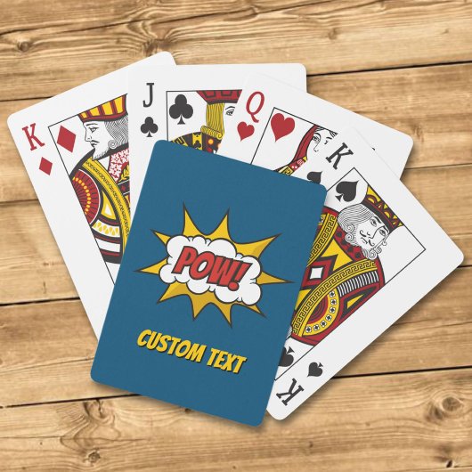 Sound-Effekt des Comic Spielkarten