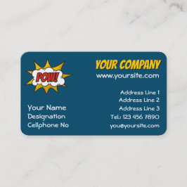 Sound-Effekt des Comic Visitenkarte