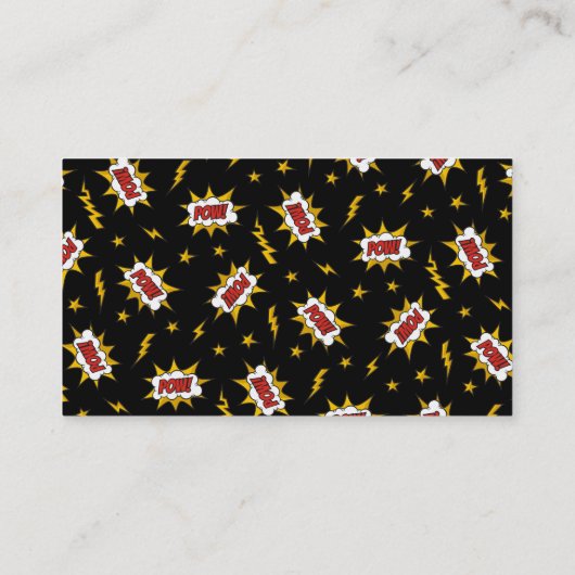 Sound-Effekt des Comic Visitenkarte (Rückseite)