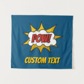 Sound-Effekt des Comic Wandteppich (Vorderseite (Horizontal))