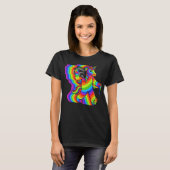 Sound Einhorn Ghettoblaster T-Shirt (Vorne ganz)