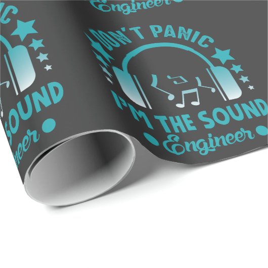 Sound Engineer Audio Dj Music Party Geschenkpapier (Rolleneckpunkt)