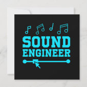 Sound Engineer Audio Engineer Music Professionals  Einladung (Vorderseite)