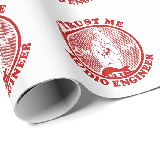 Sound Engineer Audio Engineer witzig Geschenkpapier (Rolleneckpunkt)