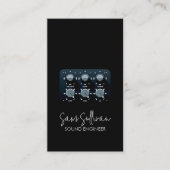 Sound Engineer Audio Engineering Visitenkarte (Vorderseite)