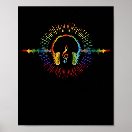 Sound Engineer Audio Wave Audio Engineer Music Poster (Vorne)