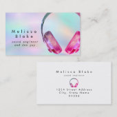 Sound Engineer de Jay Visitenkarte (Vorne/Hinten)