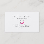 Sound Engineer de Jay Visitenkarte (Rückseite)