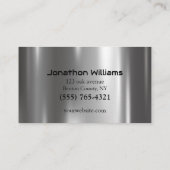Sound Engineer Dee Jay Business Card Visitenkarte (Rückseite)