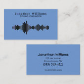 Sound Engineer Dee Jay Visitenkarte (Vorne/Hinten)