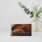 Sound Engineer-Kopfhörer schließen Visitenkarte (Stehend Vorderseite)