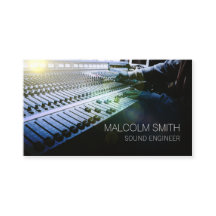 Sound Engineer Sound-MiIxing-Konsole