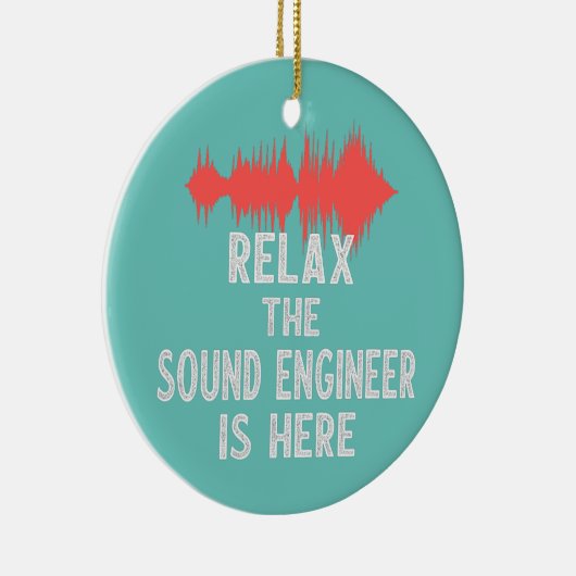 Sound Engineer Studio Audio-Design für Audio Keramik Ornament (Rechts)