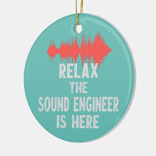 Sound Engineer Studio Audio-Design für Audio Keramik Ornament (Links)