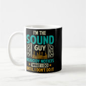Sound Engineer Tech Husband Dad Funny Dj Disc Jock Kaffeetasse (Links)