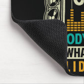 Sound Engineer Tech Husband Dad Funny Dj Disc Jock Mousepad (Ecke)