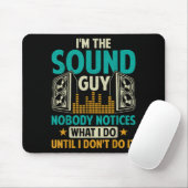 Sound Engineer Tech Husband Dad Funny Dj Disc Jock Mousepad (Mit Mouse)