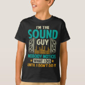 Sound Engineer Tech Husband Dad Funny Dj Disc Jock T-Shirt (Vorderseite)