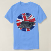 Sound Engineer UK Flag British Musician T-Shirt (Design vorne)