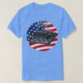 Sound Engineer USA Flag Musiker 4. Juli T-Shirt (Design vorne)