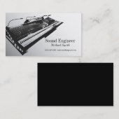 Sound Engineer Visitenkarte (Vorne/Hinten)