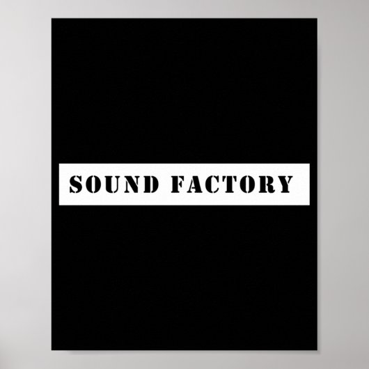 Sound Factory Nyc Poster (Vorne)