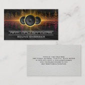 Sound-Lautsprecher | Erzeuger Visitenkarte (Vorne/Hinten)